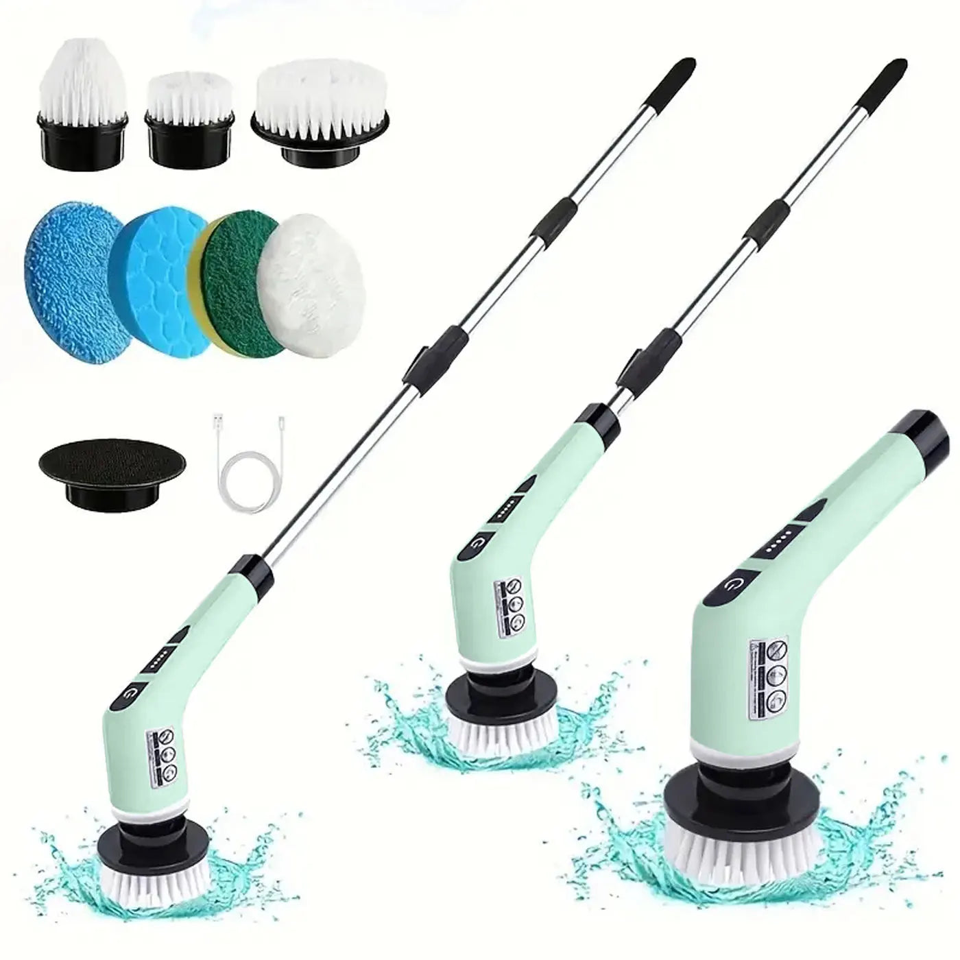 TitanScrub Pro 8-in-1 Extendable Power Spinner